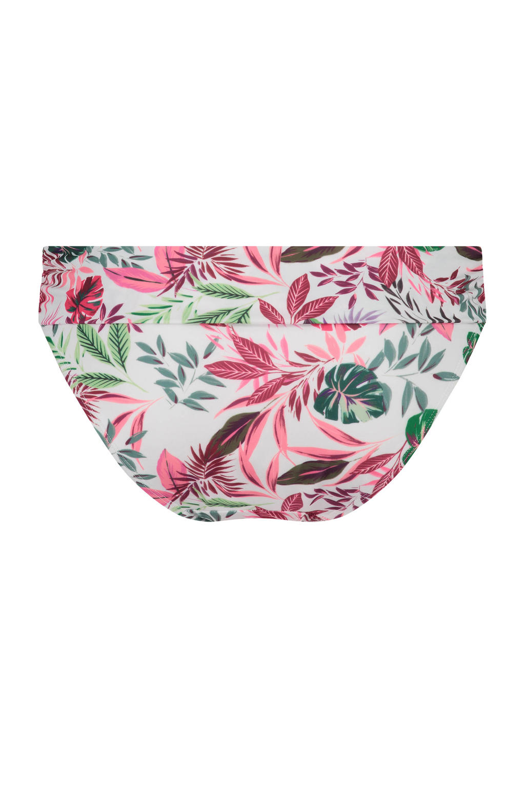 Hunkemöller bikinibroekje Cuba wit/roze/groen wehkamp