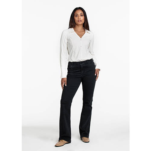 Tramontana flared jeans FLEUR black denim afbeelding