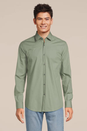 slim fit overhemd light/pastel green