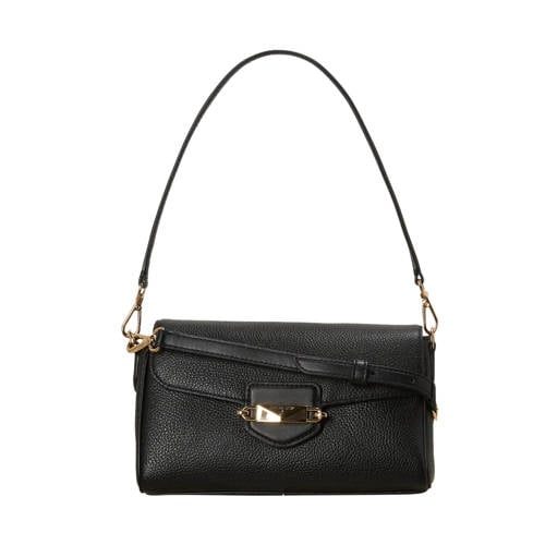 Buy Michael Kors Mel Medium Saffiano Leather Tote - Black At 14% Off