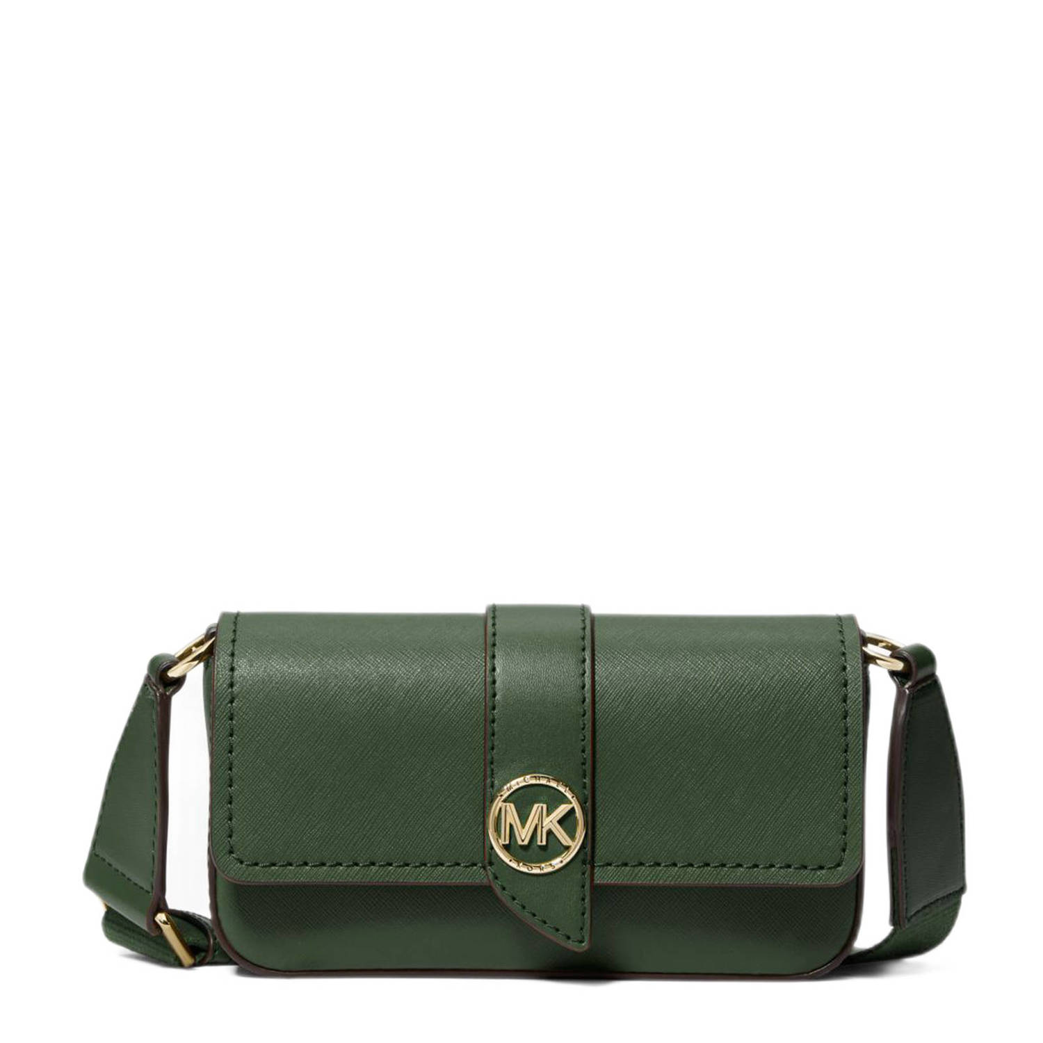 Michael Kors Stijlvolle Crossbody Tas Green Dames