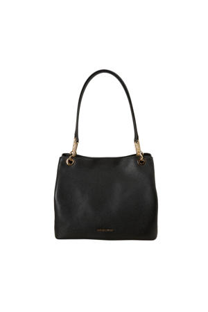  leren shopper Kensington zwart