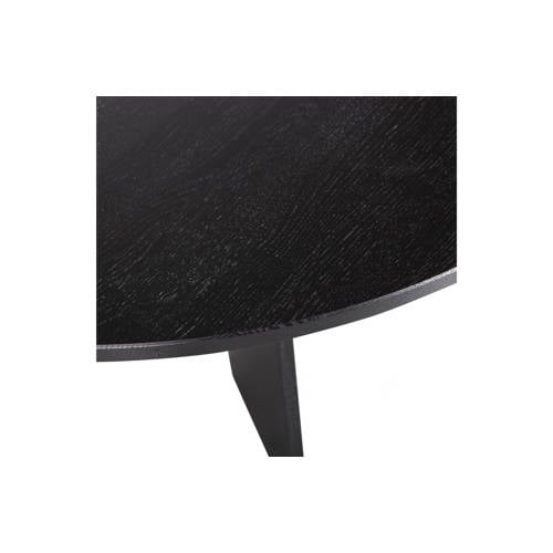 Wehkamp WOOOD WOOOD Fries Eettafel - Eiken - Blacknight - 75x129x129 aanbieding