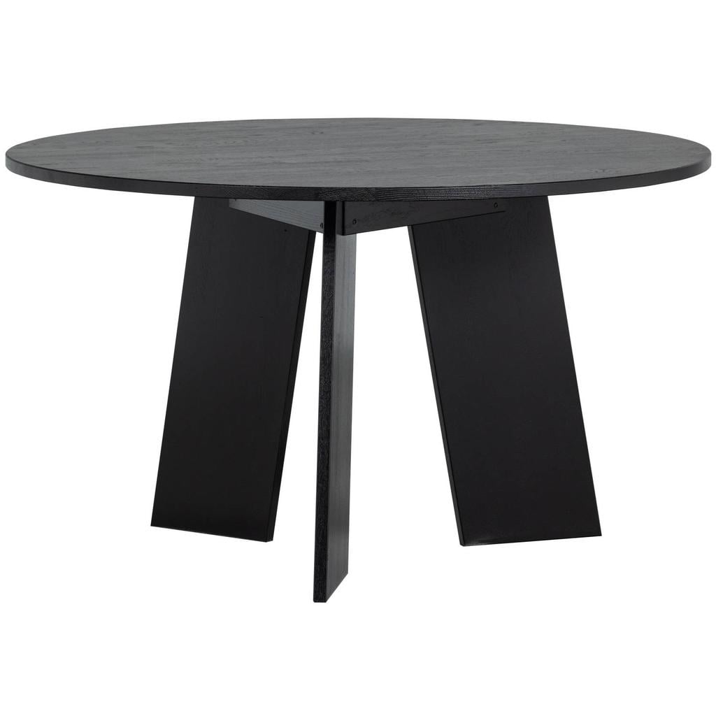 WOOOD Fries Eettafel - Eiken - Blacknight - 75x129x129
