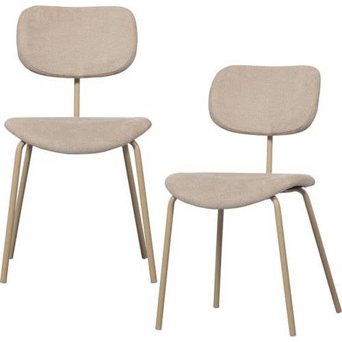 Wehkamp Woood eetkamerstoel (set van 2) Link aanbieding