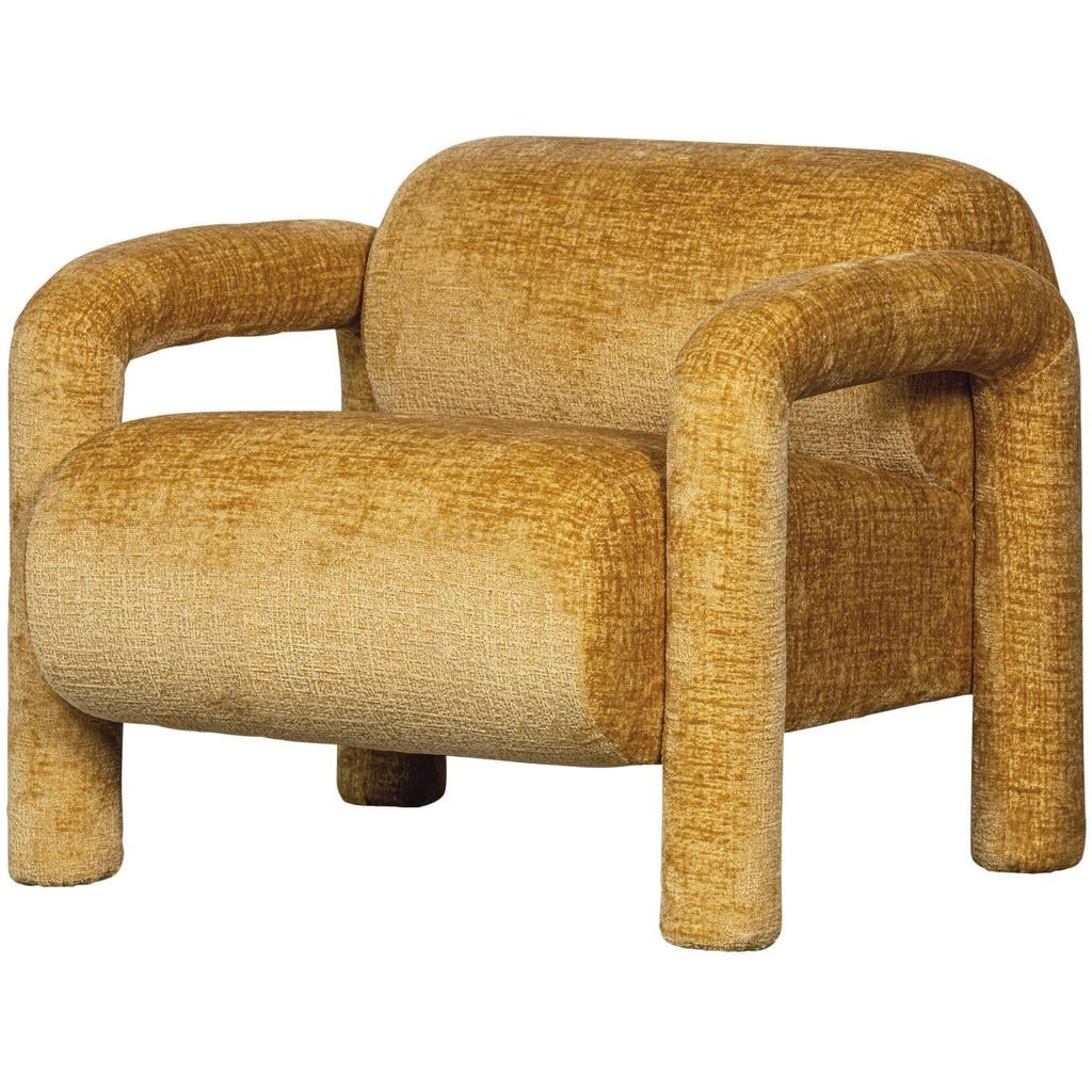WOOOD Lenny Fauteuil - Dessin - Grijsblauw - 65x76x82