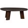 WOOOD Roundly Salontafel - Mangohout - Walnoot - 40x110x60