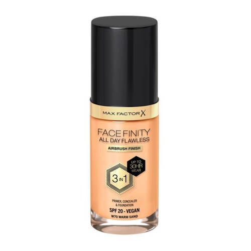 Wehkamp Max Factor Facefinity 3-In-1 D-5 Free foundation - C70 Warm Sand aanbieding