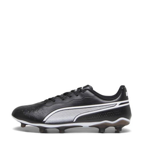 Puma King Match senior voetbalschoenen zwart/wit afbeelding