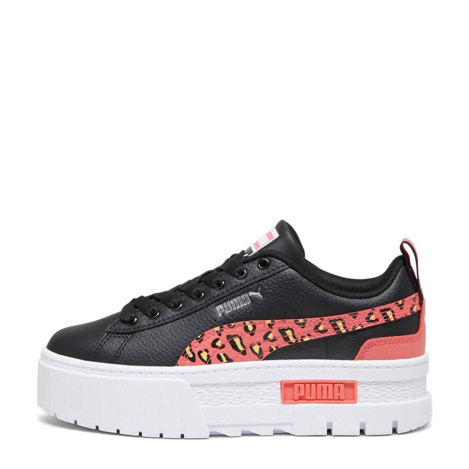 Puma Wild sneakers zwart roze wehkamp