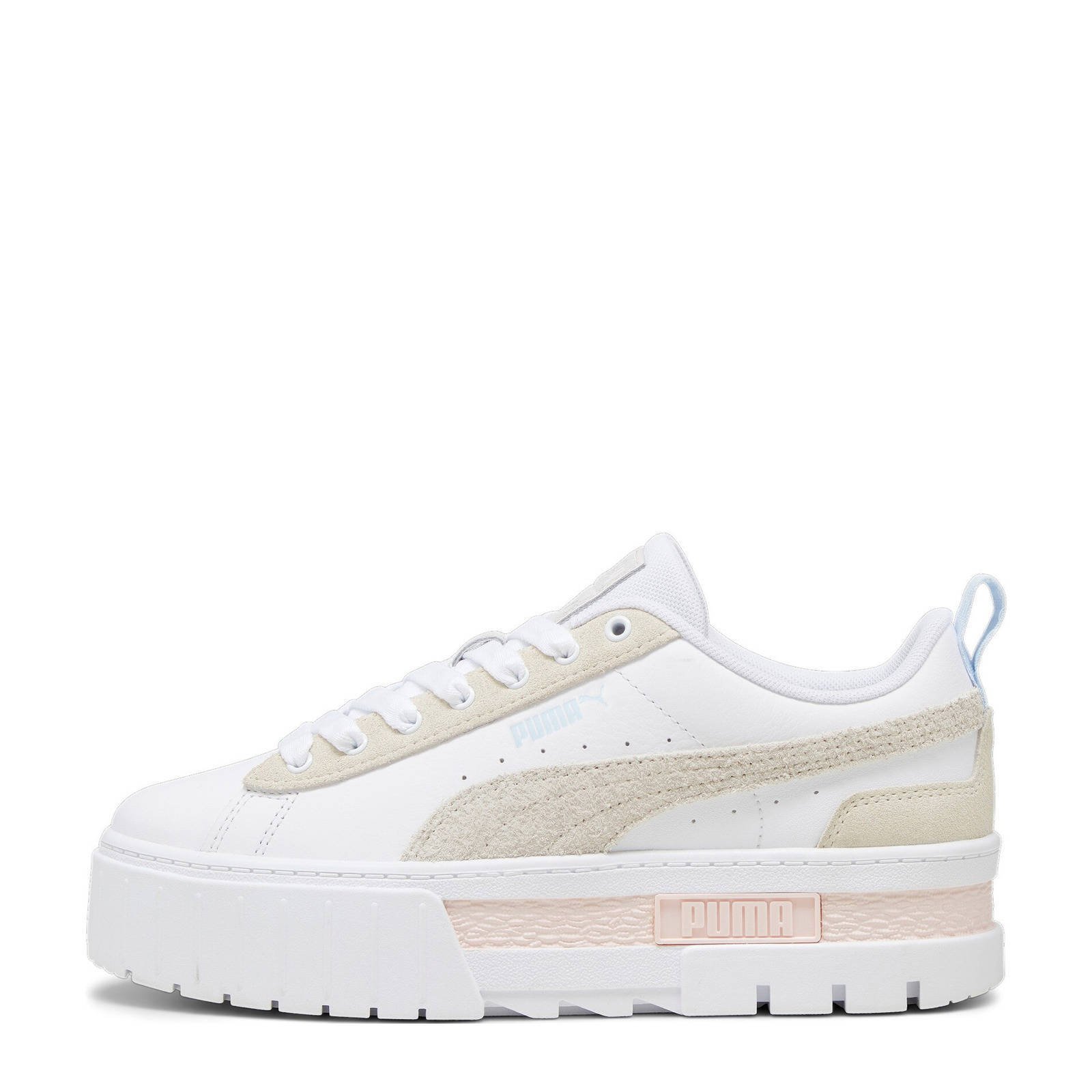 Witte sneakers leer online dames