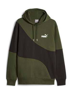 hoodie groen/zwart
