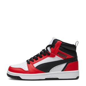 Rebound V6 Mid sneakers wit/rood/zwart