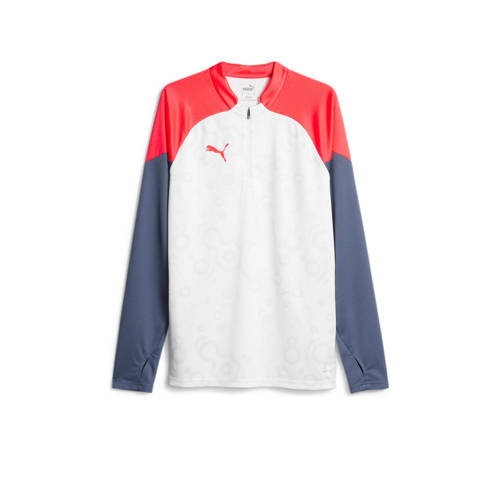 Puma voetbalshirt wit/rood/donkerblauw