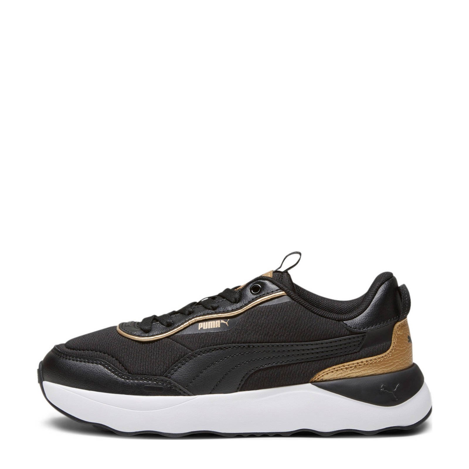 Puma Runtamed Platform Pop Up Metallics sneaker zwart wehkamp