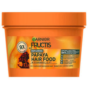 Hair Food Papaya haarmasker - 400 ml - Beschadigd haar