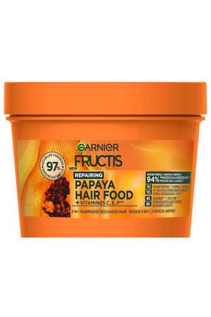 Hair Food Papaya haarmasker - 400 ml - Beschadigd haar
