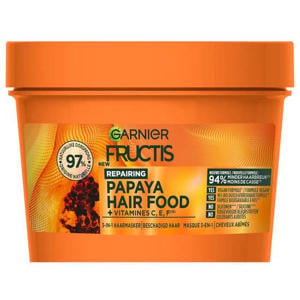 Hair Food Papaya haarmasker - 400 ml - Beschadigd haar