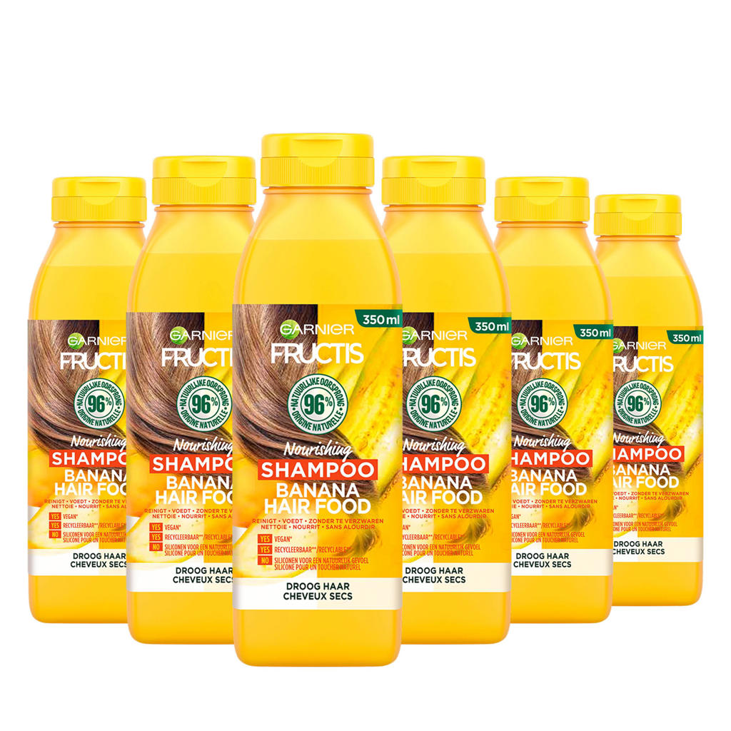 Garnier Fructis Hair Food Banaan shampoo 6 x 350 ml