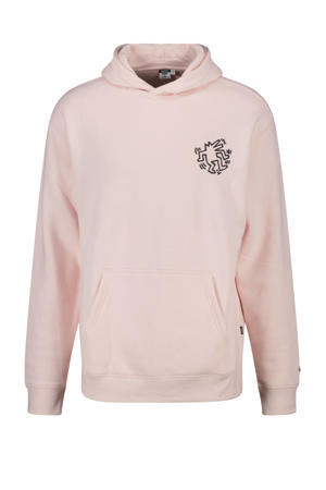 hoodie met backprint light pink