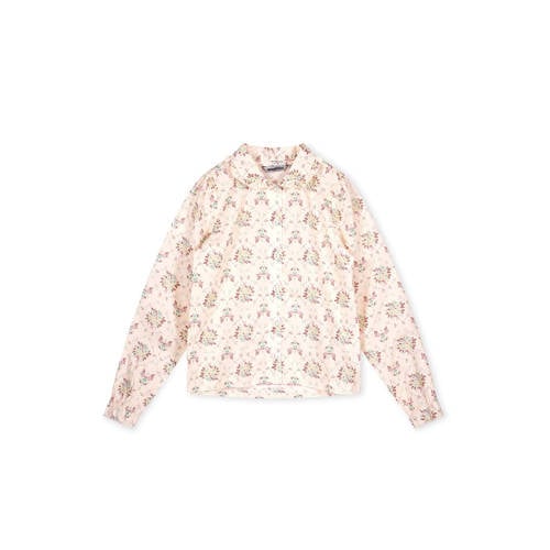 Moodstreet blouse met all over print roze