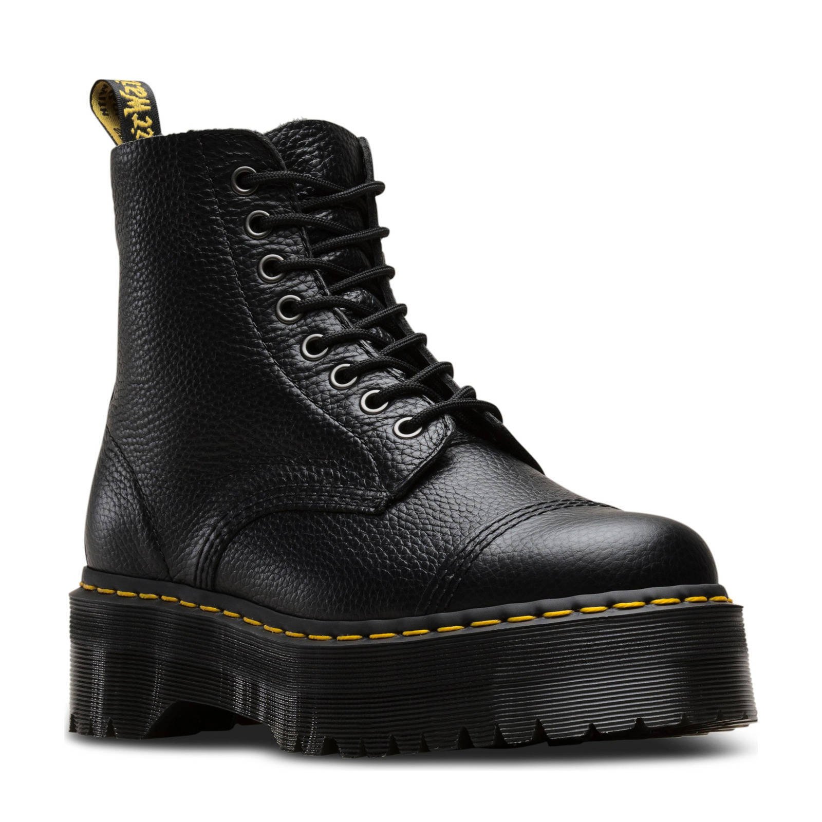 Dr. Martens Sinclair leren enkelboots zwart | wehkamp