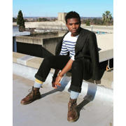 thumbnail: Dr. Martens leren veterboots donkerbruin