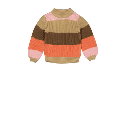 Quapi gestreepte sweater AMELIE oranje