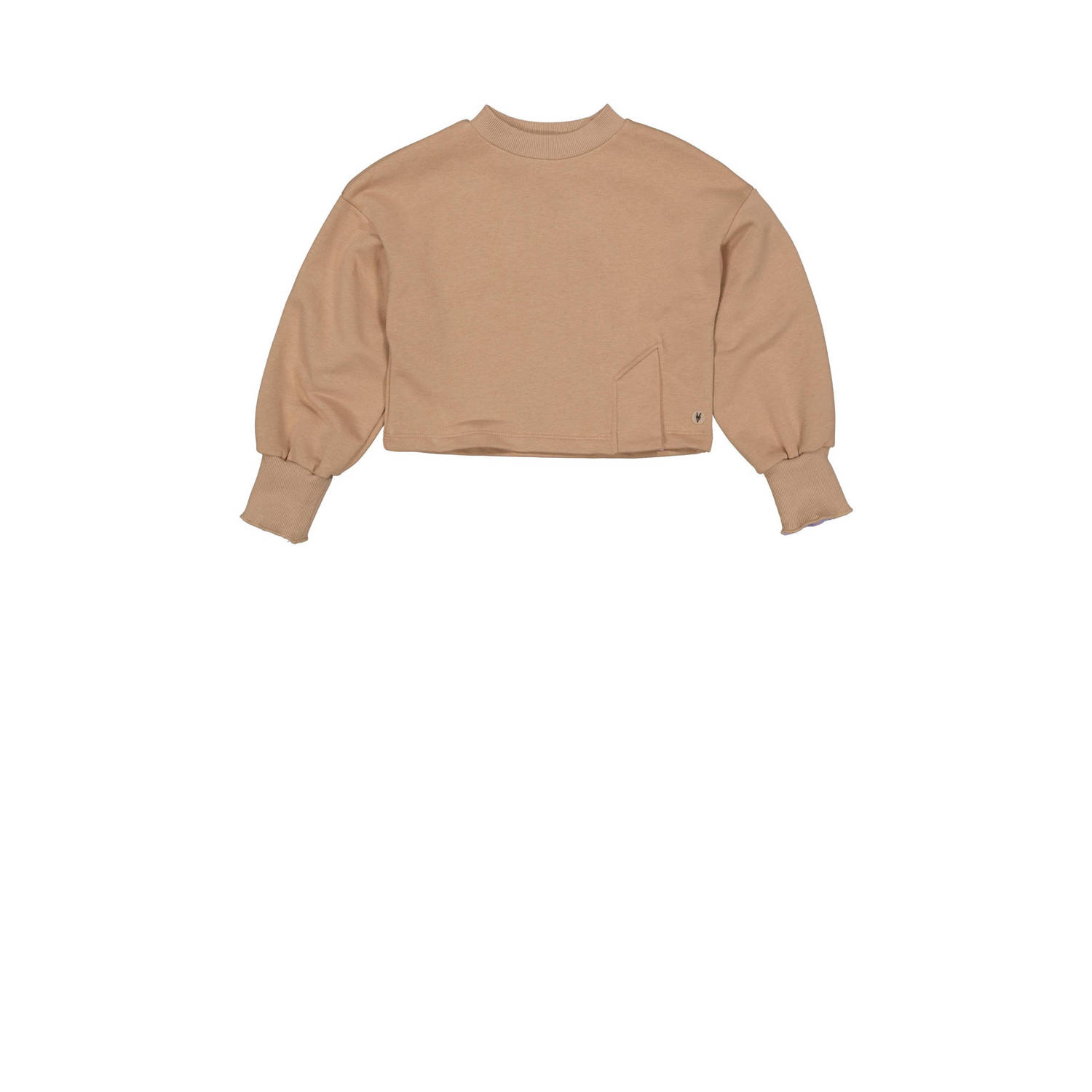 LEVV trui FILUU beige Meisjes Sweat Ronde hals Effen 116