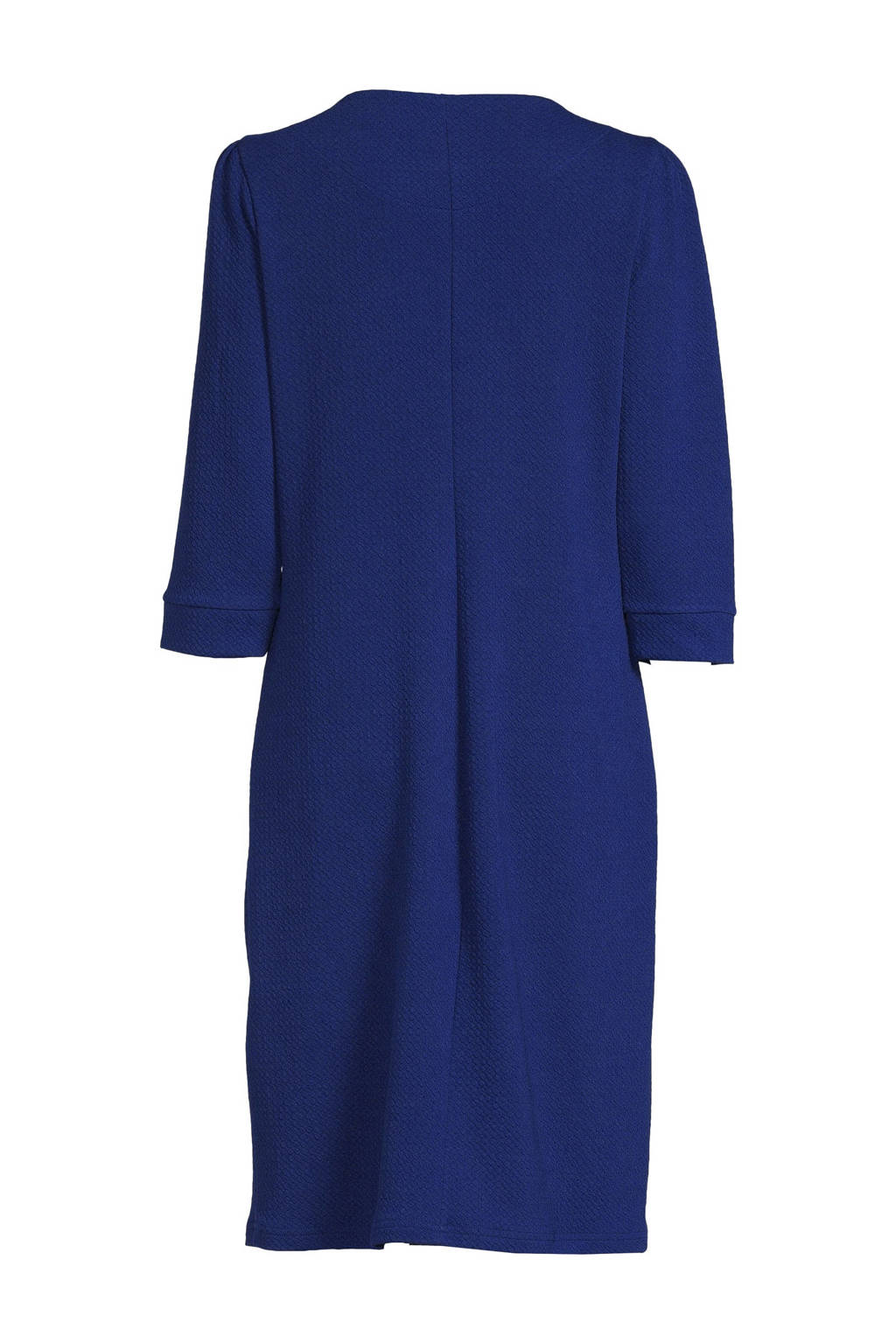 Fransa gebreide jurk FRCARLY met textuur blauw | wehkamp