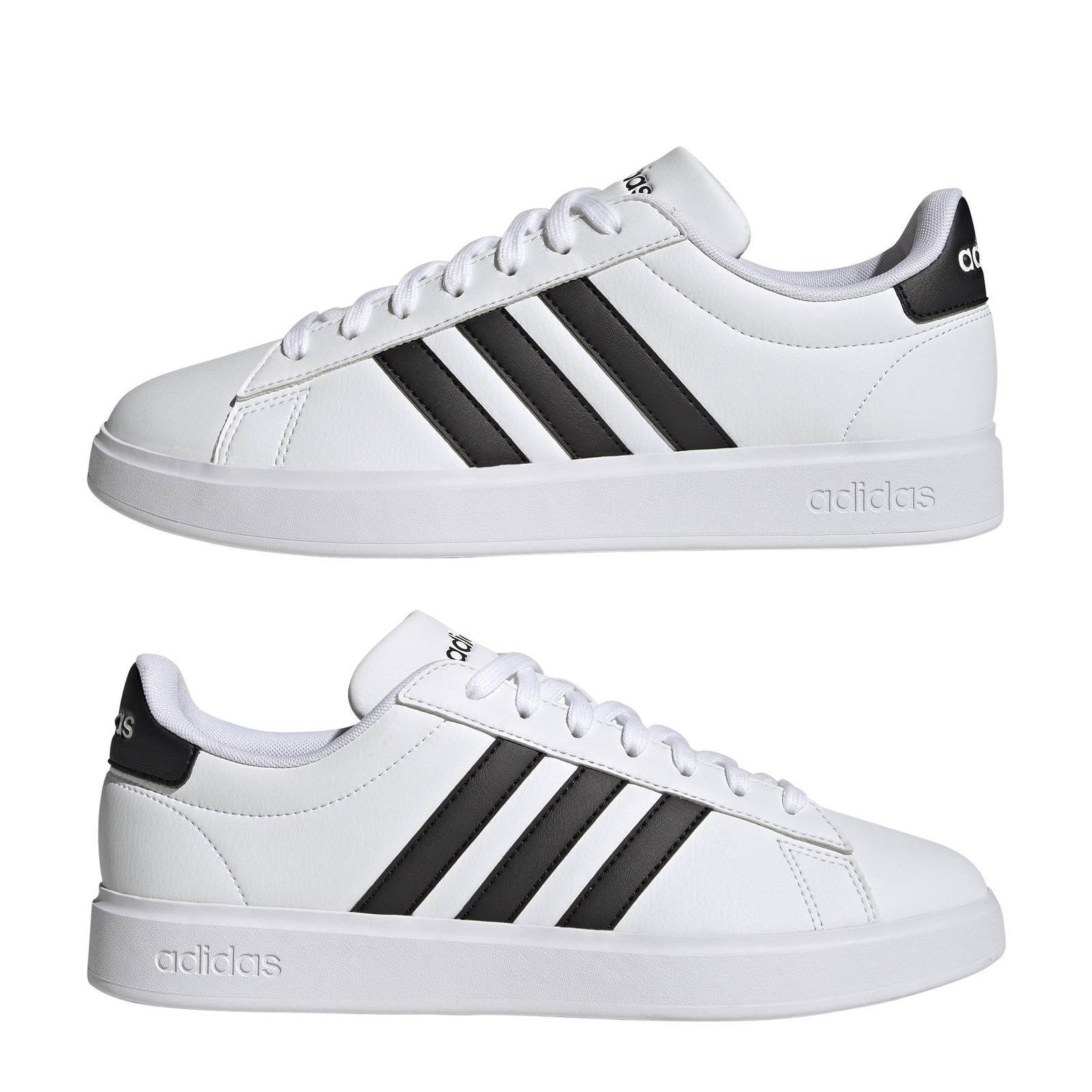 adidas Sportswear Grand Court 2.0 sneakers wit/zwart | wehkamp