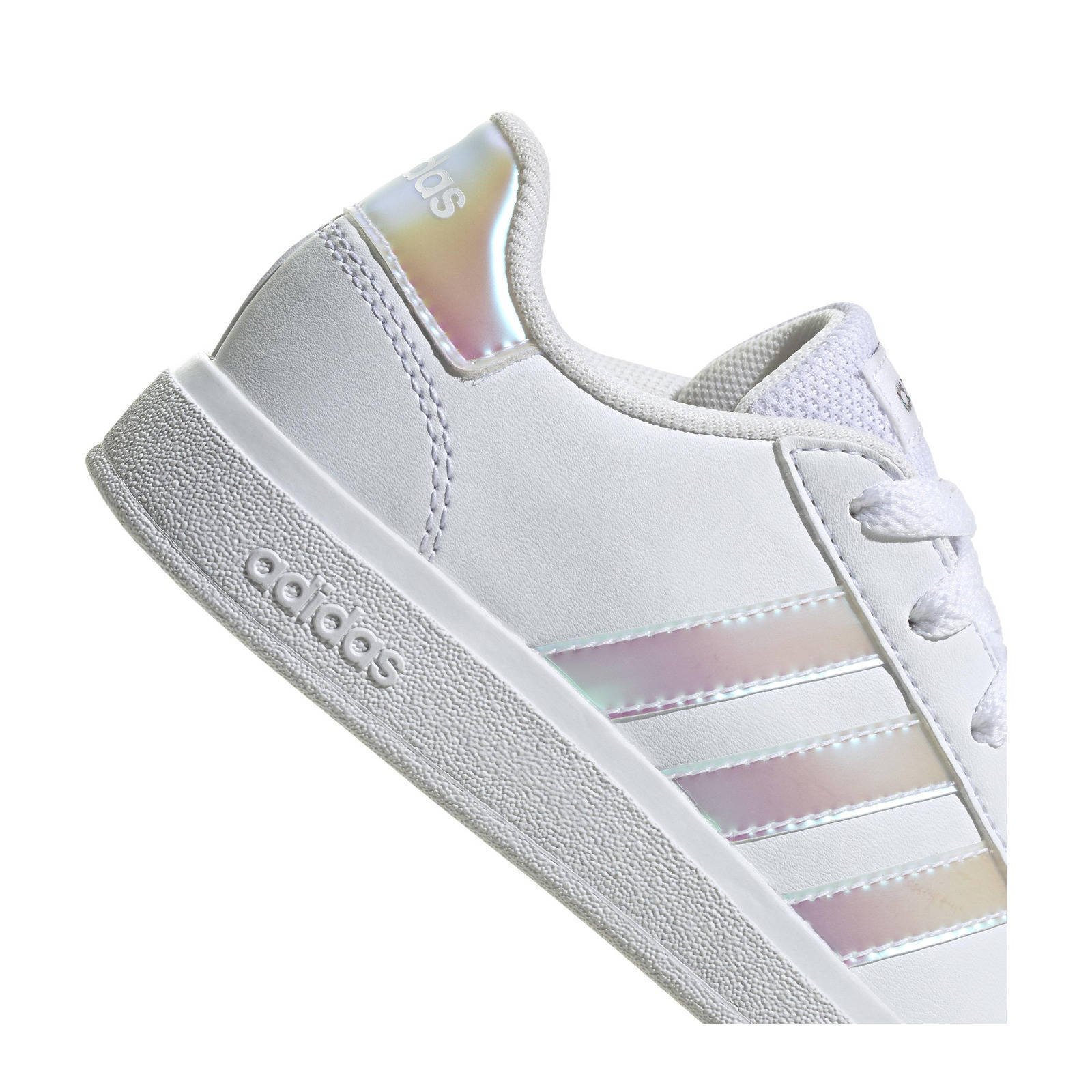 adidas Sportswear Grand Court 2.0 sneakers wit/metallic zilver | wehkamp