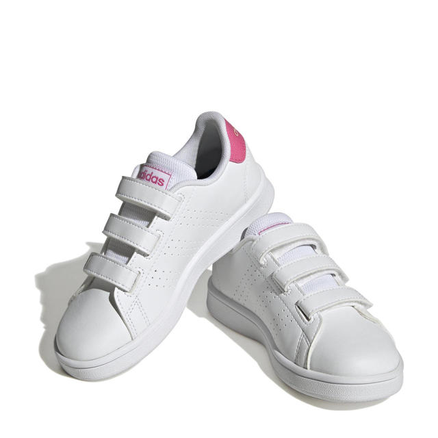 speer Haarzelf Altijd adidas Sportswear Advantage CF sneakers wit/roze | wehkamp