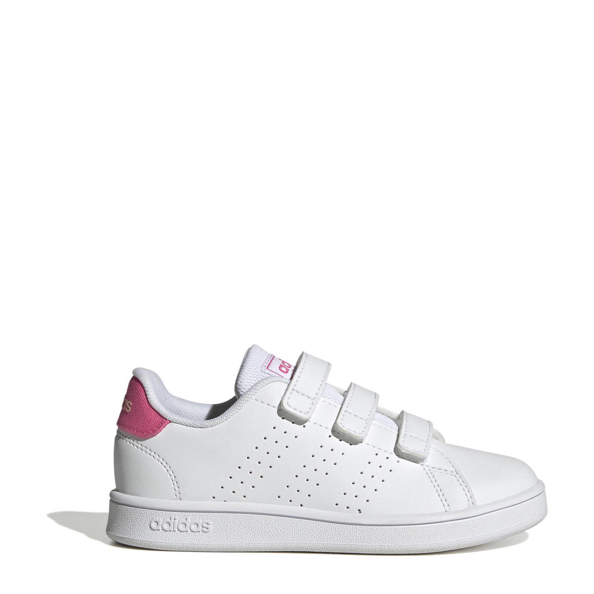 speer Haarzelf Altijd adidas Sportswear Advantage CF sneakers wit/roze | wehkamp