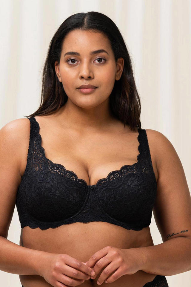 Triumph Amourette beugel bh van kant • Indigo • de Bijenkorf