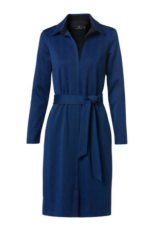 jurk Turner met ceintuur blauw/zwart