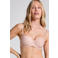 Hunkemöller voorgevormde strapless T-shirt-bh met beugel Jane lichtbeige