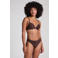 Hunkemöller by Vivian Hoorn voorgevormde T-shirt-bh met beugel Plunge donkerbruin