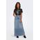 ONLY T-shirt ONLLUCY met printopdruk zwart