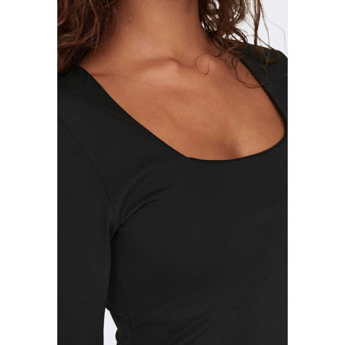 ONLY top ONLEA zwart afbeelding