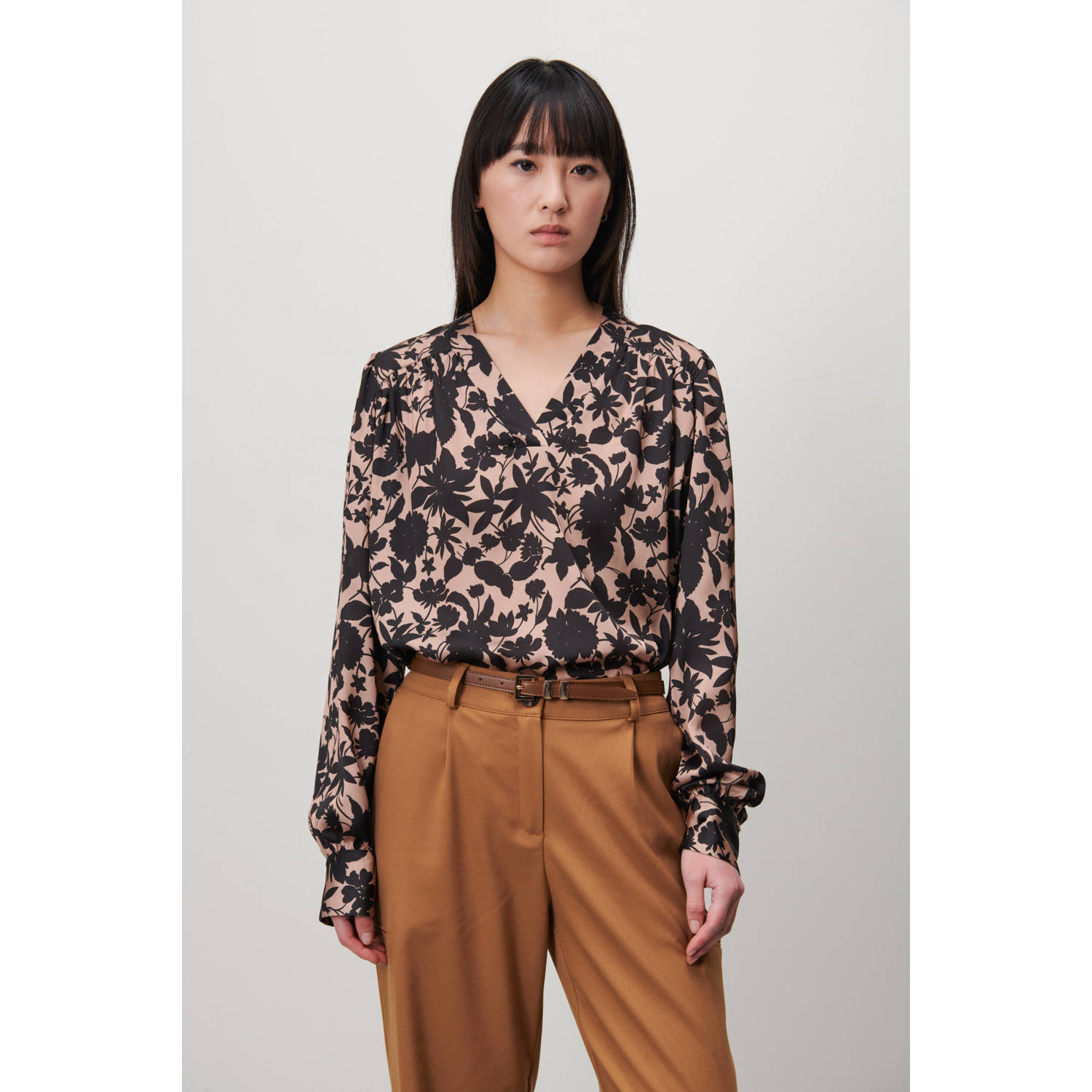 Jane Lushka Stijlvolle Liza Blouse met Speels Patroon Multicolor Dames