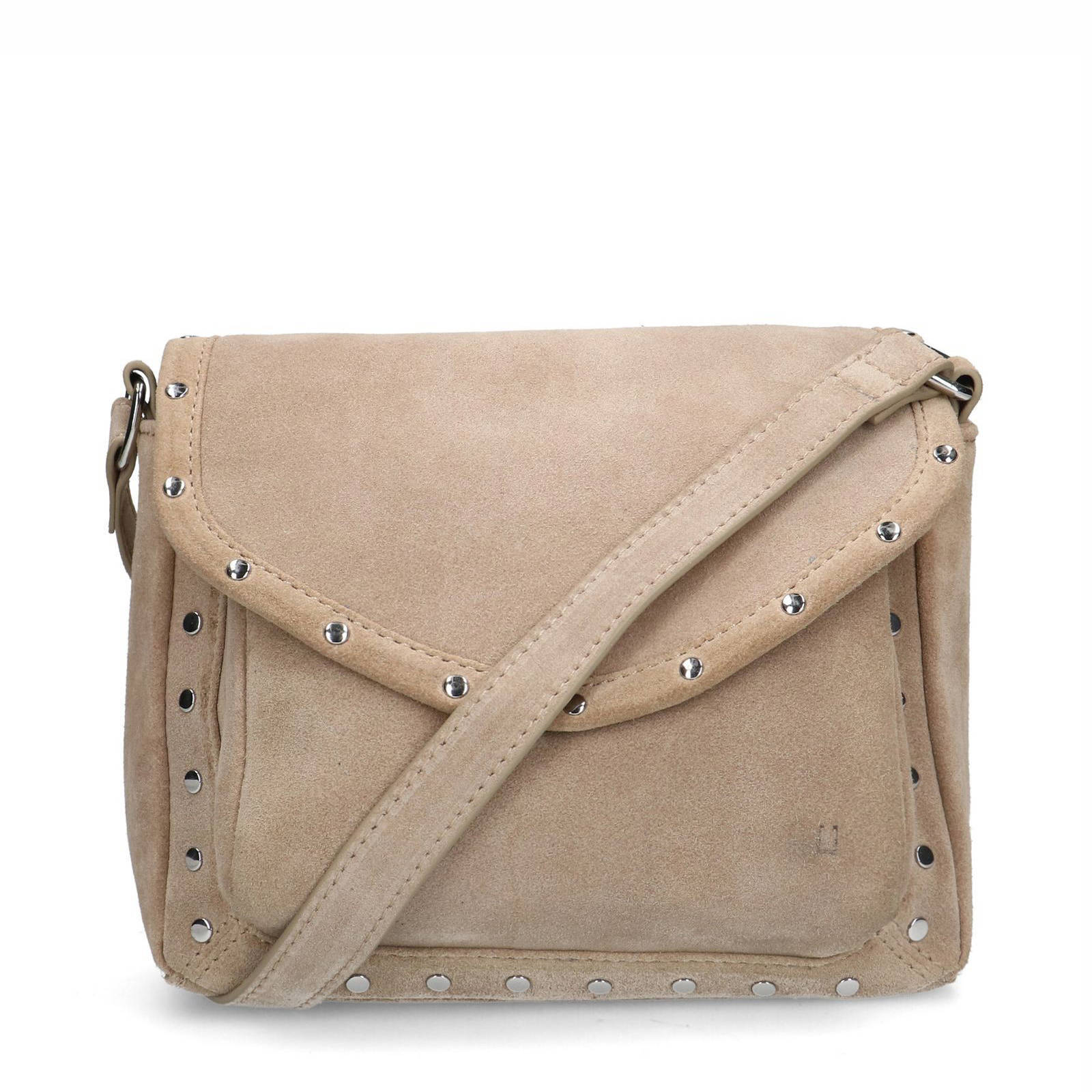 Beige discount suede tas