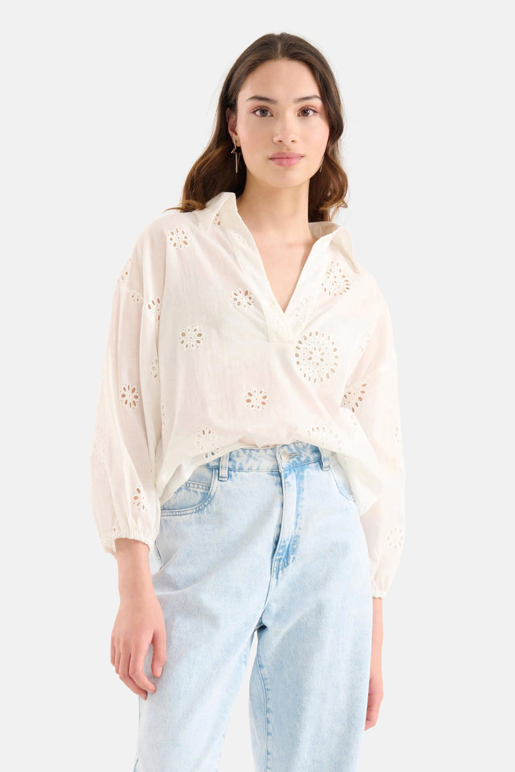 DESOTO Blouse Effen 21058-2 | Berden Fashion