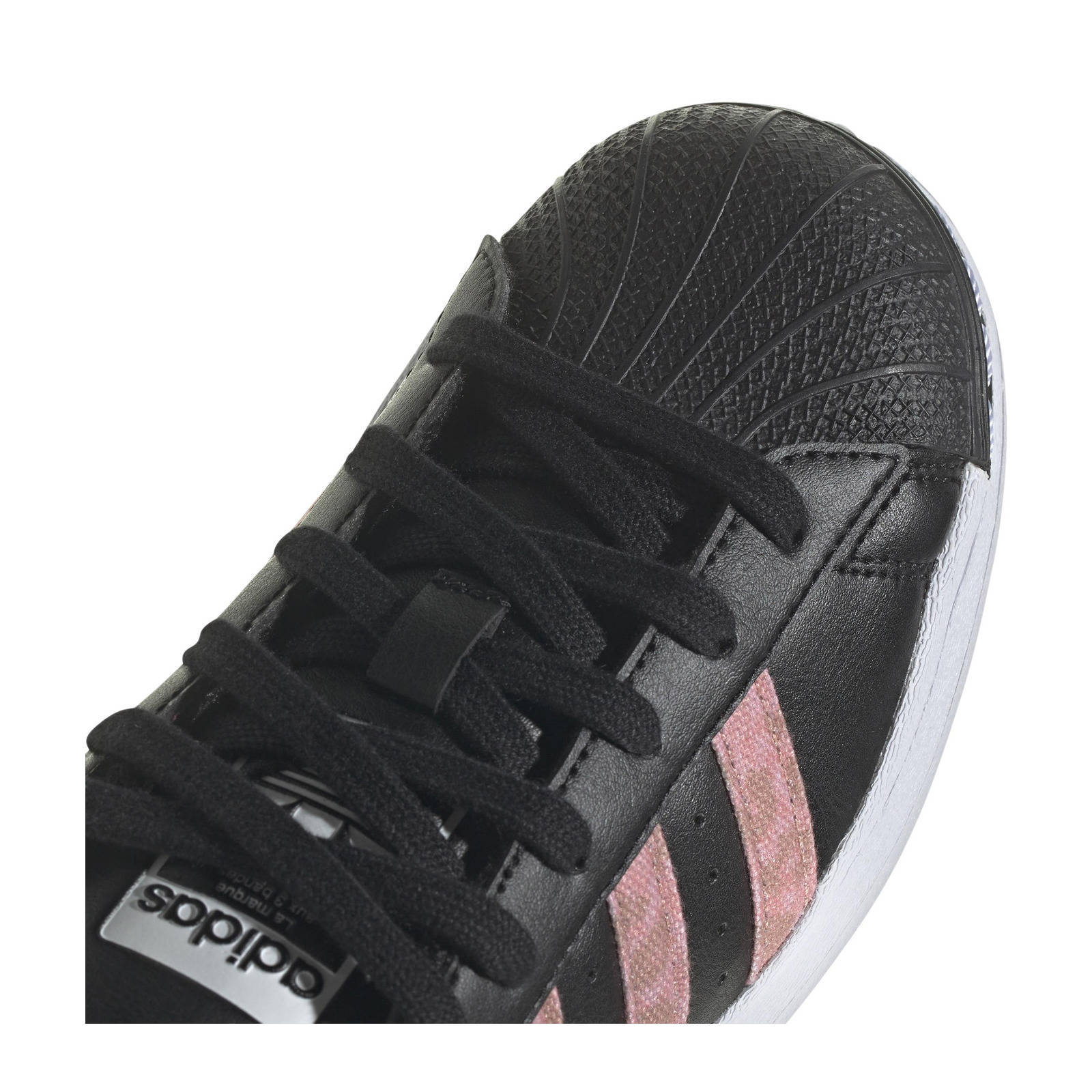 Superstar sneakers zwart oudroze