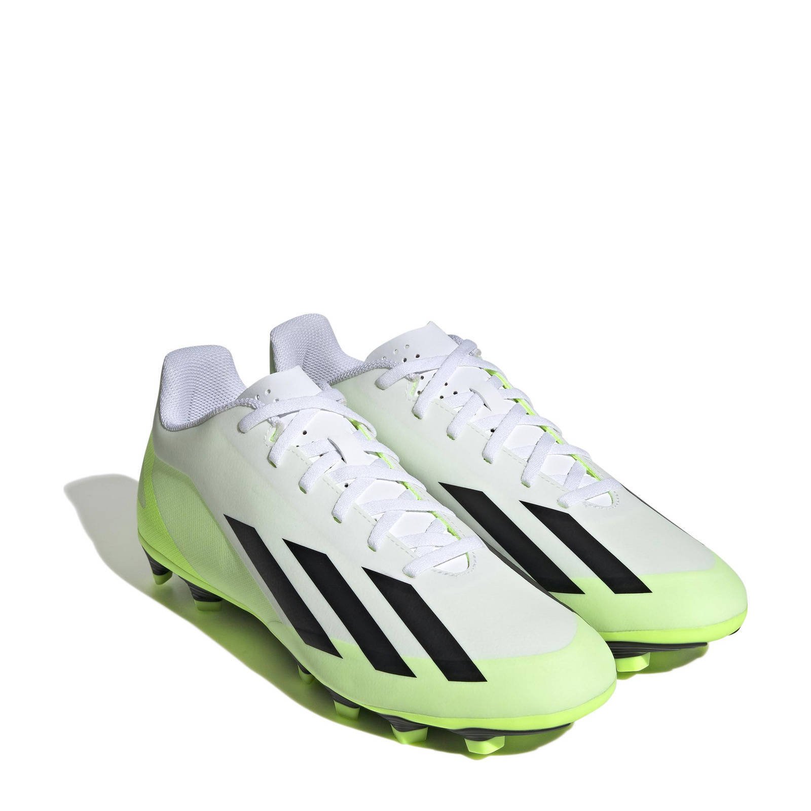 adidas Performance X Crazyfast.4 voetbalschoenen wit zwart geel