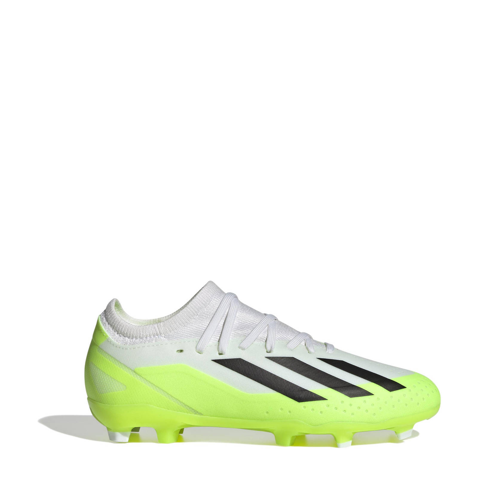 adidas Performance X Crazyfast.3 FG Jr. voetbalschoenen wit zwart