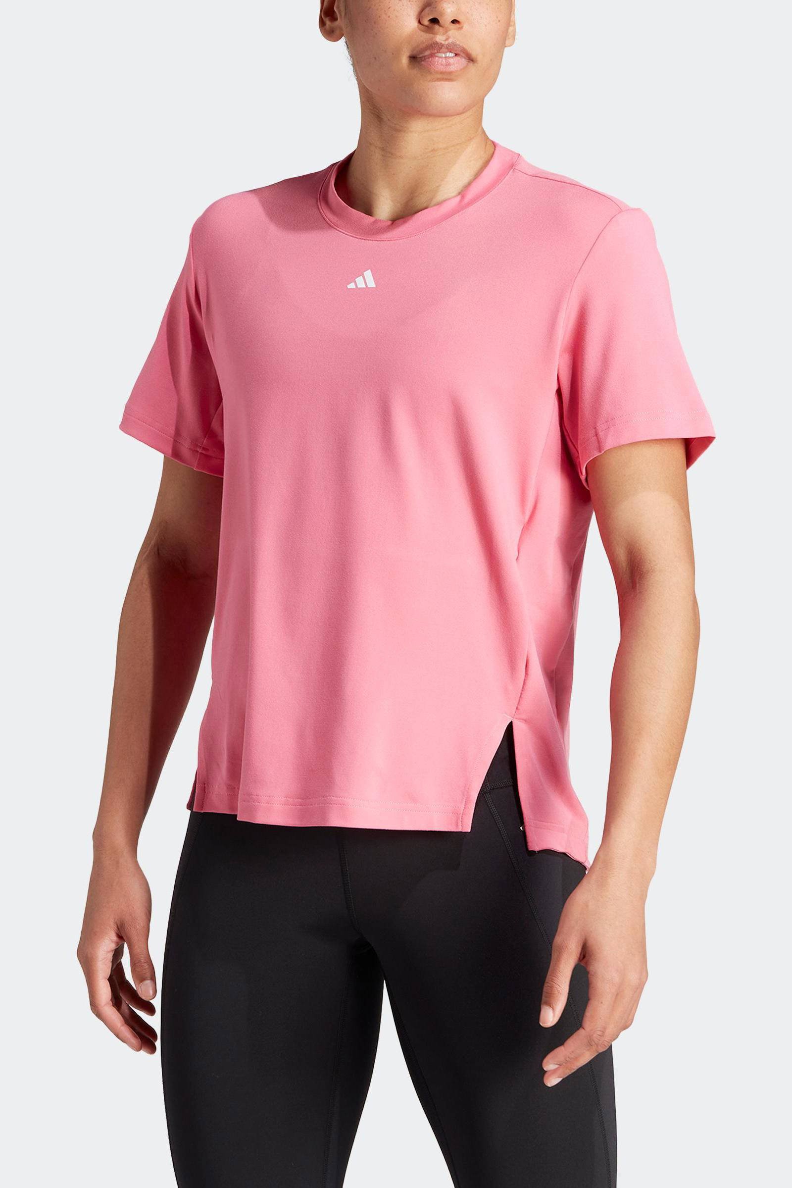 adidas Performance sport T shirt roze wehkamp