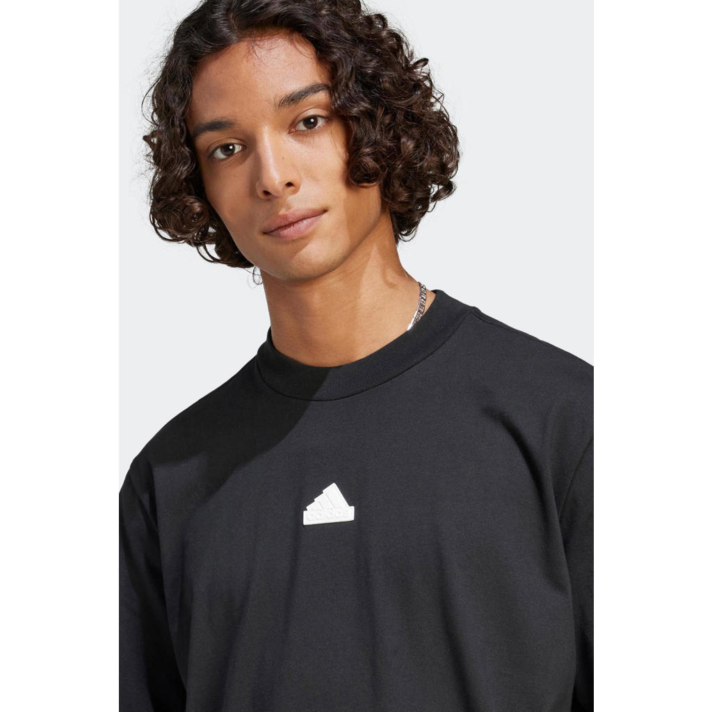 adidas shirt zwart wit