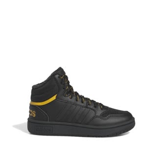 Hoops Mid 3.0 sneakers zwart/geel