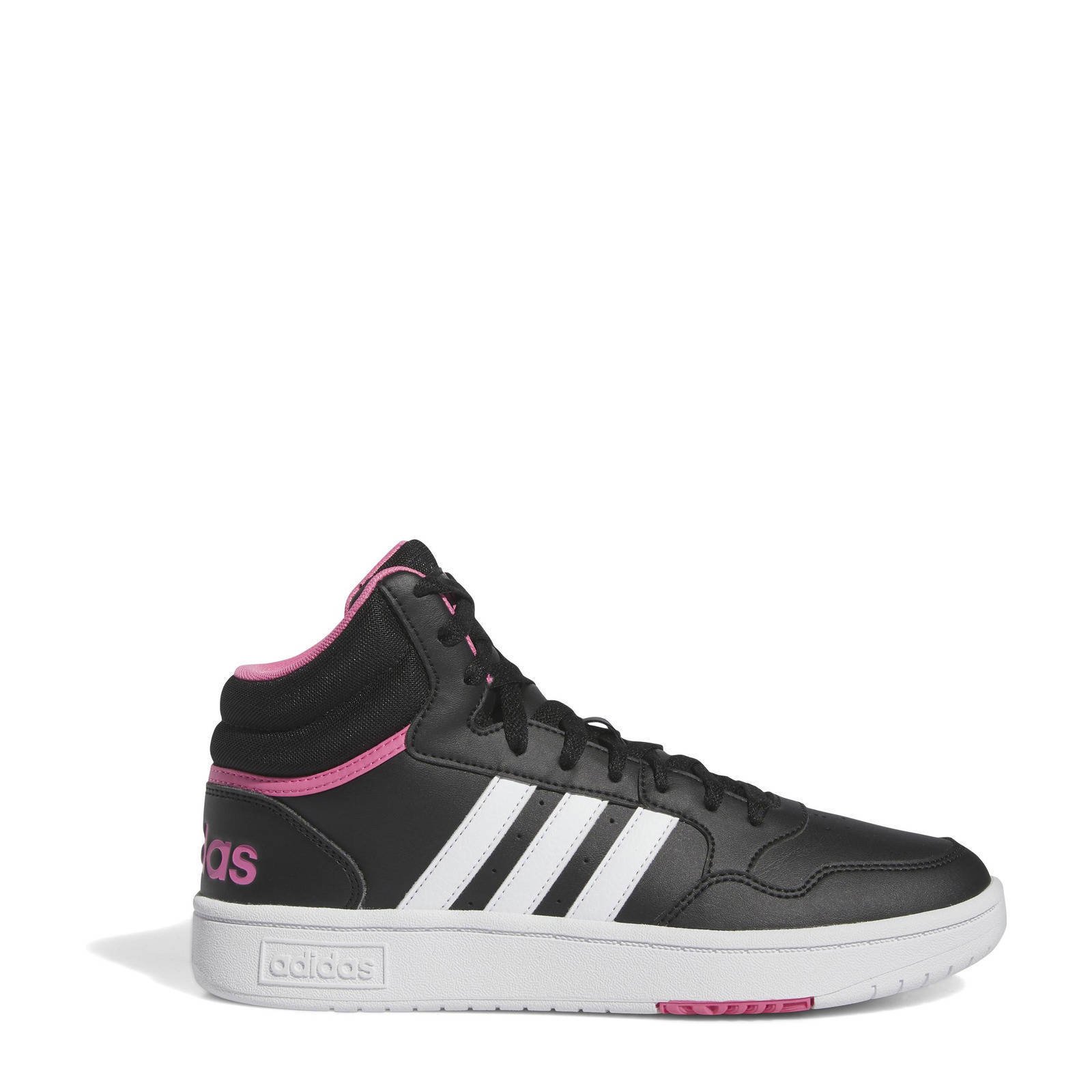 Adidas sneakers dames sales zwart roze